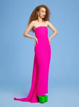 Solace London Harlee Maxi Dress Pink Size 6 for rent on The Volte - image 1