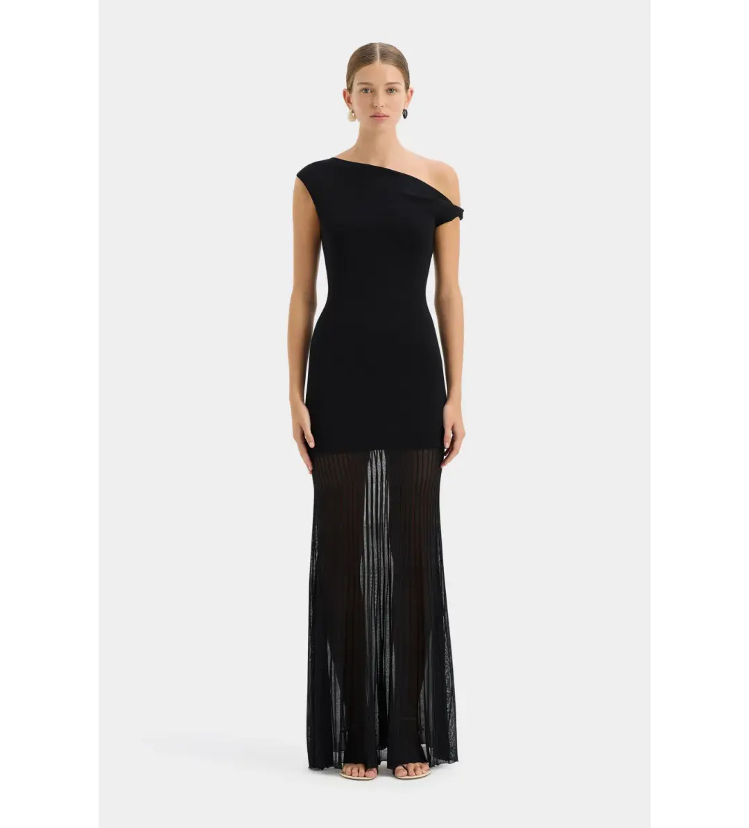 Sir The Label Indigo Twist Gown Black Size 2/Au 10 for rent on The Volte - main image