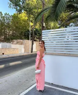 House of CB Sarina Maxi Dress Apricot Size 6 for rent on The Volte - image 5