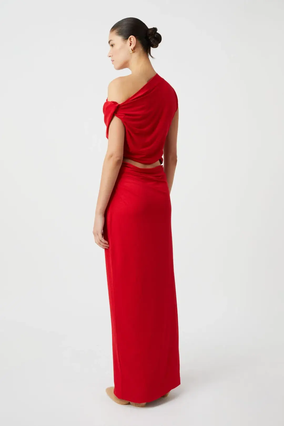 Camilla and Marc Annalise Maxi Dress Red Size 8 for rent on The Volte - main image