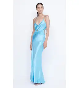 Bec and Bridge Quinn Maxi Dress in Topaz Blue Size 8 for rent on The Volte - image 1