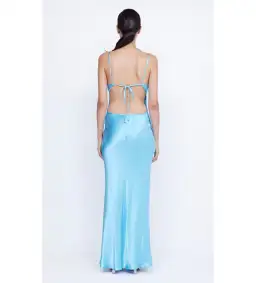 Bec and Bridge Quinn Maxi Dress in Topaz Blue Size 8 for rent on The Volte - image 3