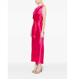 Acler Ellison Off Shoulder Dress Fuchsia Pink Size AU 10 for rent on The Volte - image 4