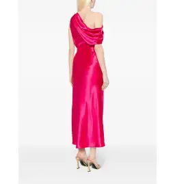 Acler Ellison Off Shoulder Dress Fuchsia Pink Size AU 10 for rent on The Volte - image 3