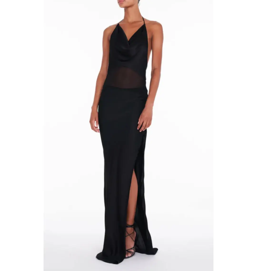 Rat & Boa Orchid Dress Black Size AU 8 for rent on The Volte - main image