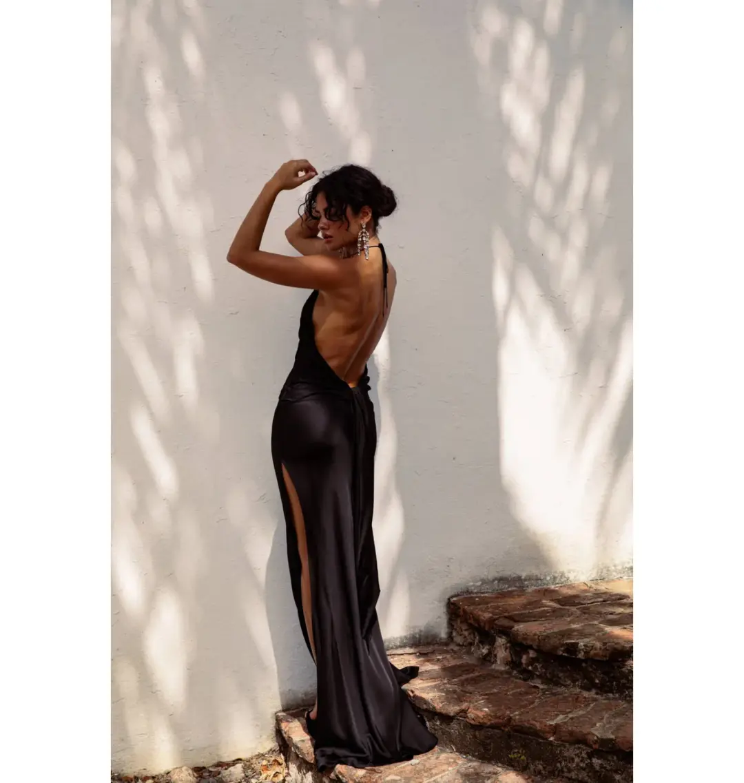 Rat & Boa Orchid Dress Black Size AU 8 for rent on The Volte - main image