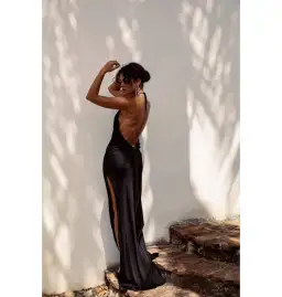 Rat & Boa Orchid Dress Black Size AU 8 for rent on The Volte - image 2