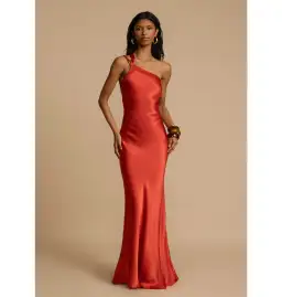 Arcina Ori Monique Dress Rust Size M / AU 10 for rent on The Volte - image 1