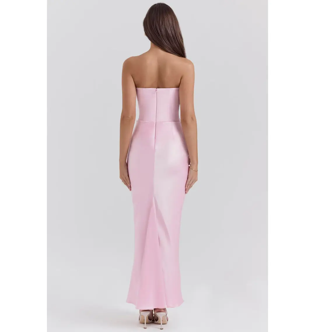 House of CB Persephone Corset Dress Rose Shadow Size AU 6 for rent on The Volte - main image