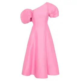 Aje Arista Tulip Sleeve Midi Dress Cerise Pink Size AU 14 for rent on The Volte - image 5