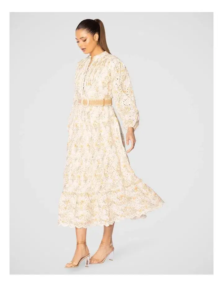 Pilgrim Idelle Maxi Dress in Assorted Size AU 18 for rent on The Volte - main image