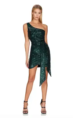 Nookie Palazzo Mini Dress Green Size L / AU 12 for rent on The Volte - image 3