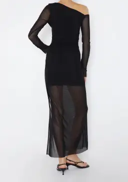 Bec & Bridge Fae Asym Long Sleeve Dress Black Size AU 6 for rent on The Volte - image 3