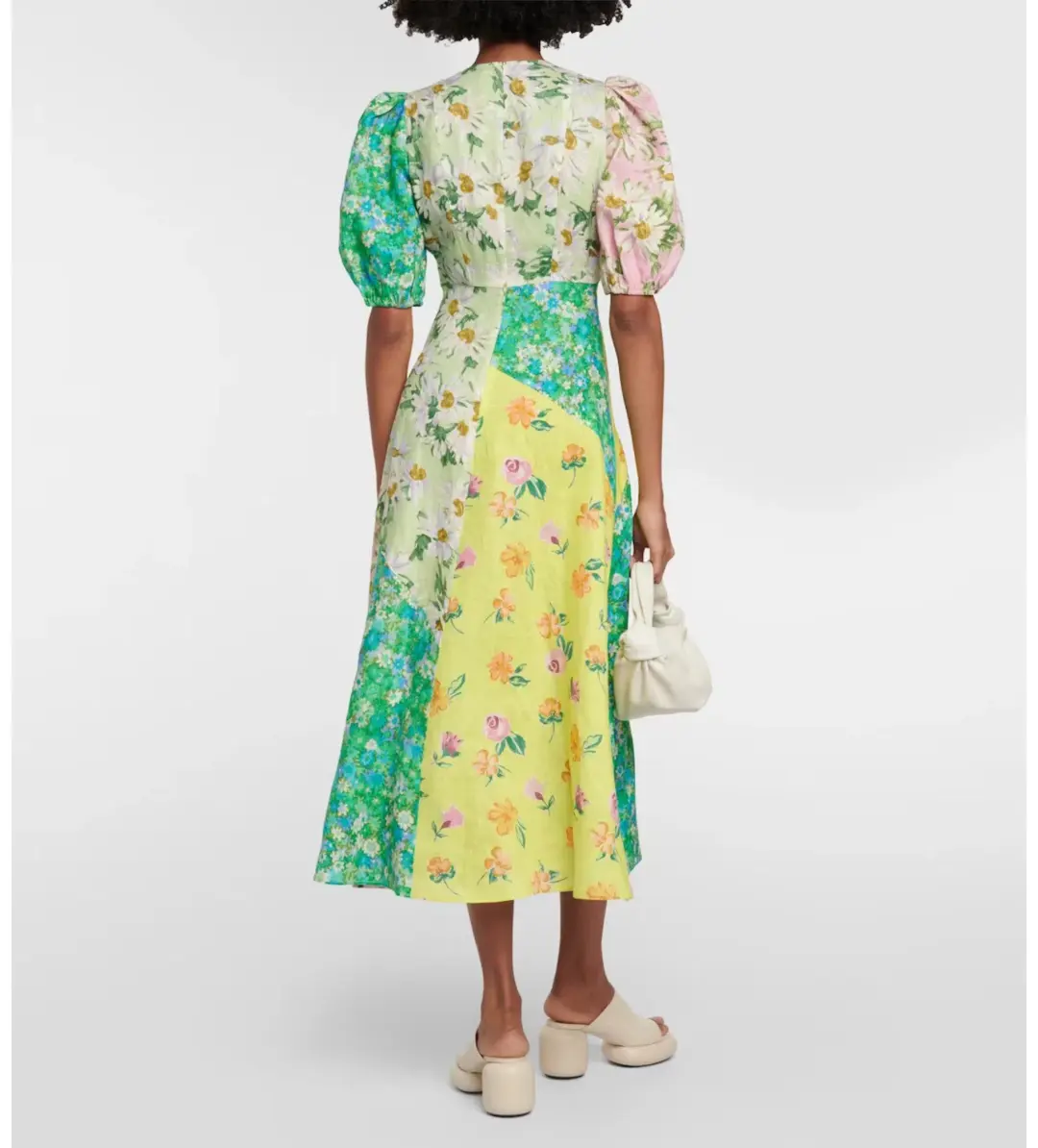 Alemais Kenzie Midi Dress Multi/Floral Size 16 for rent on The Volte - main image