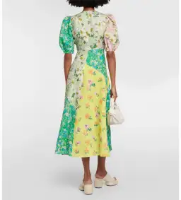 Alemais Kenzie Midi Dress Multi/Floral Size 16 for rent on The Volte - image 3