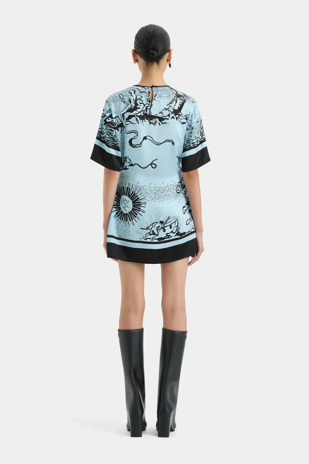 Sir the Label The Dreamwood Mini Dress in Brise Soleil Size 8 for rent on The Volte - main image