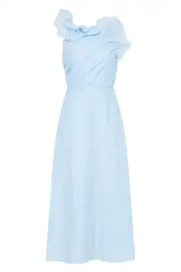 Aje Genesis Midi Dress Sea Breeze Size 8 for rent on The Volte - image 6