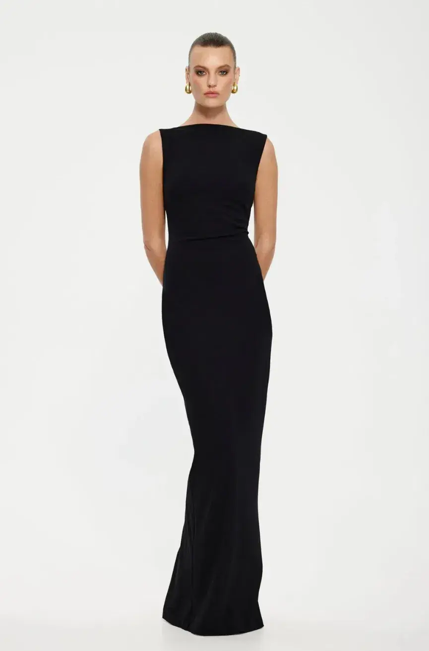 Effie Kats Verona Gown in Black Size S / AU 8 for rent on The Volte - main image