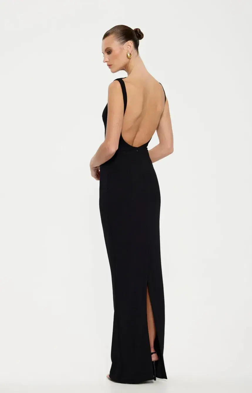 Effie Kats Verona Gown in Black Size S / AU 8 for rent on The Volte - main image