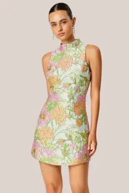 Elliatt - The Sunbeam Mini Dress Floral - Size 12 for rent on The Volte - image 7