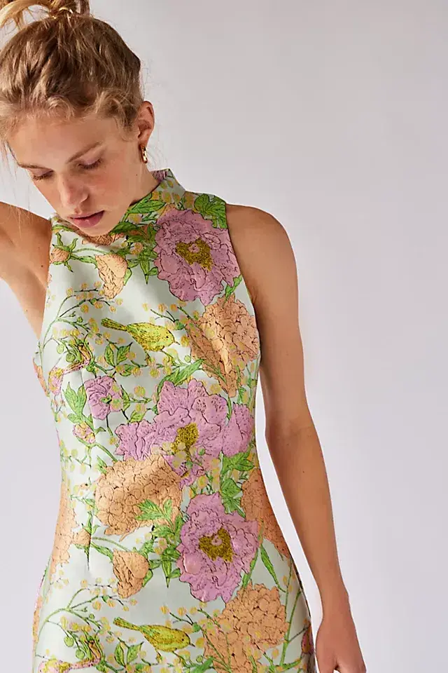 Elliatt - The Sunbeam Mini Dress Floral - Size 12 for rent on The Volte - main image