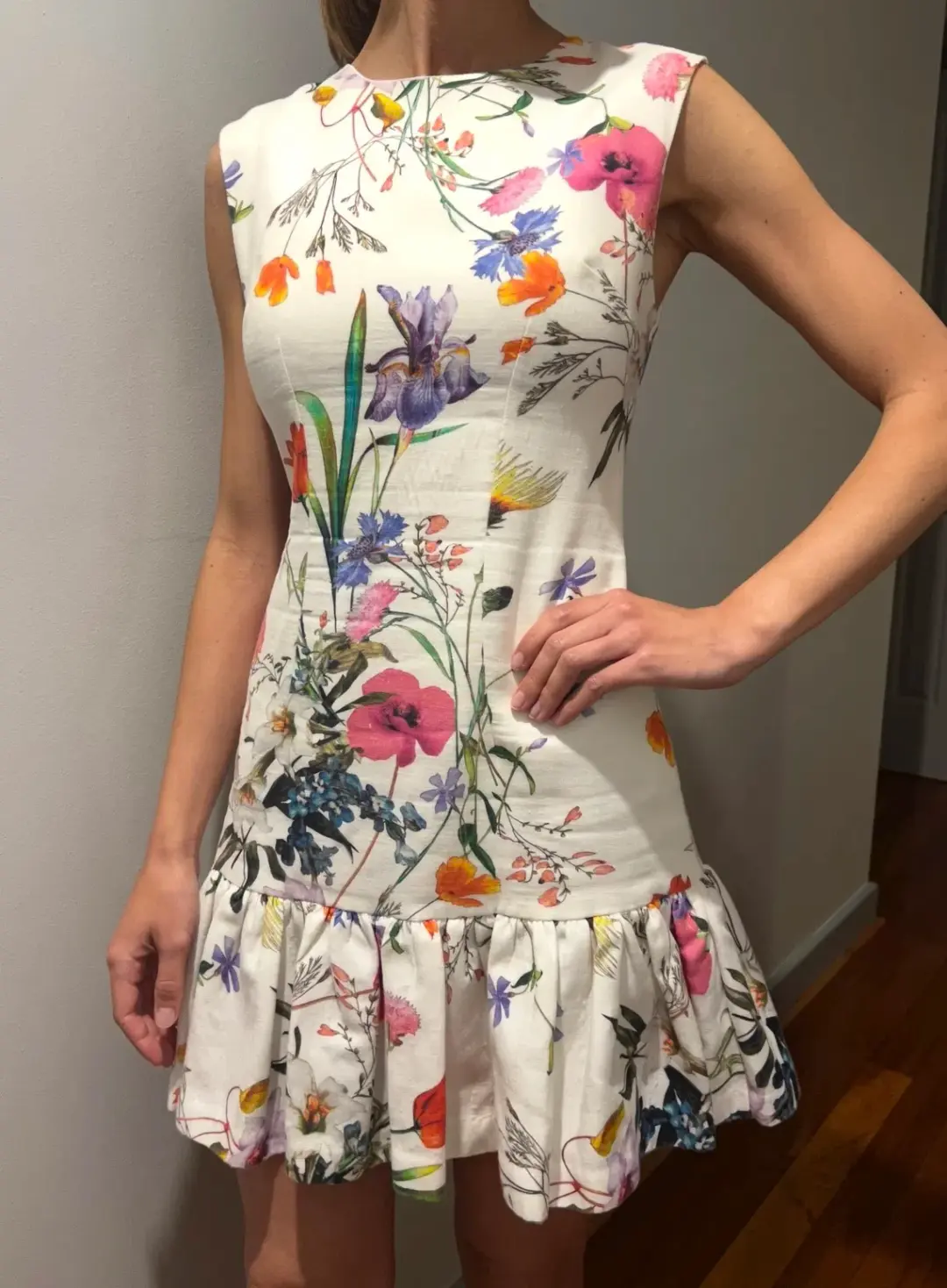 By Johnny Ivy Gather Mini Dress Floral Size 6 for rent on The Volte - main image