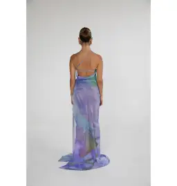 HNTR the label Flor Maxi Dress in Lotus Size AU 8 for rent on The Volte - image 2
