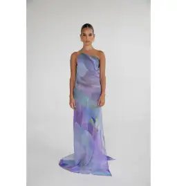 HNTR the label Flor Maxi Dress in Lotus Size AU 8 for rent on The Volte - image 1