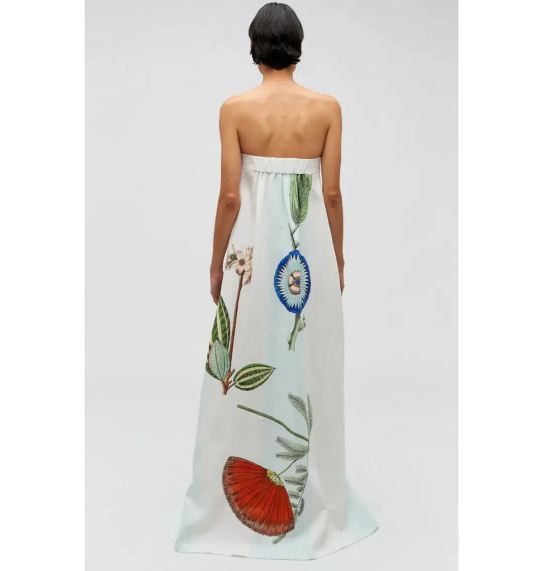 Oroton Grand Floral Gown Print Size AU 8 for rent on The Volte - main image