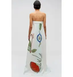 Oroton Grand Floral Gown Print Size AU 8 for rent on The Volte - image 3
