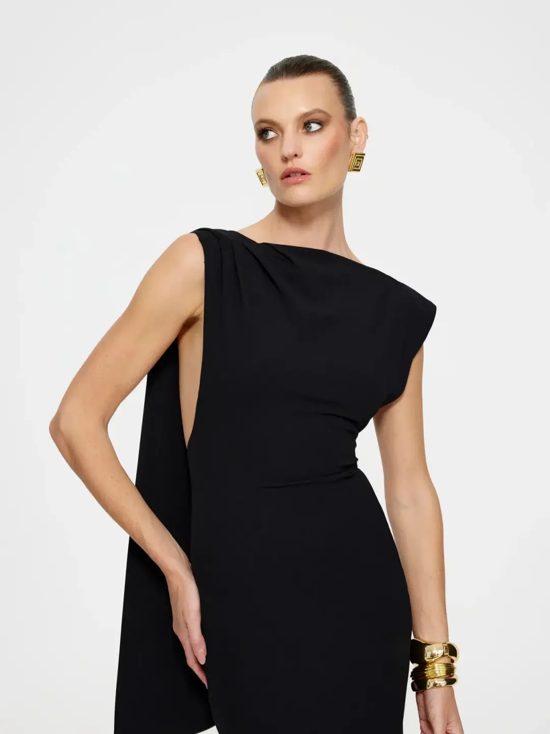 Effie Kats Audrey Gown Black Size M / AU 10 for rent on The Volte - main image