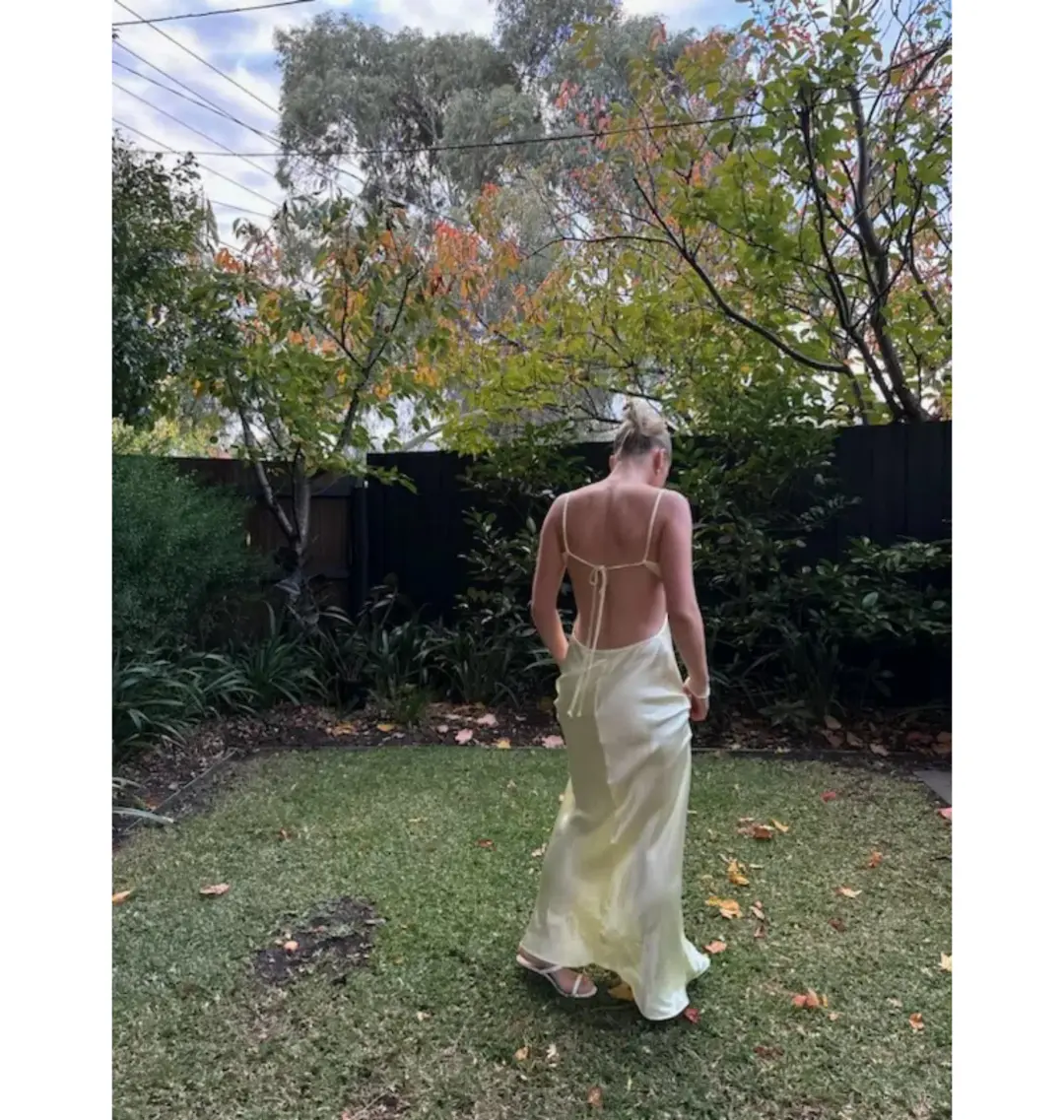 Bec & Bridge Cedar City Maxi Dress Ice Yellow Size AU 8 for rent on The Volte - main image