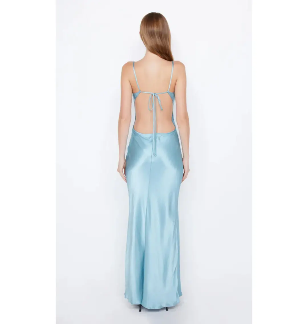 Bec & Bridge Cedar City Maxi Dress Sea Spray Size AU 10 for rent on The Volte - main image
