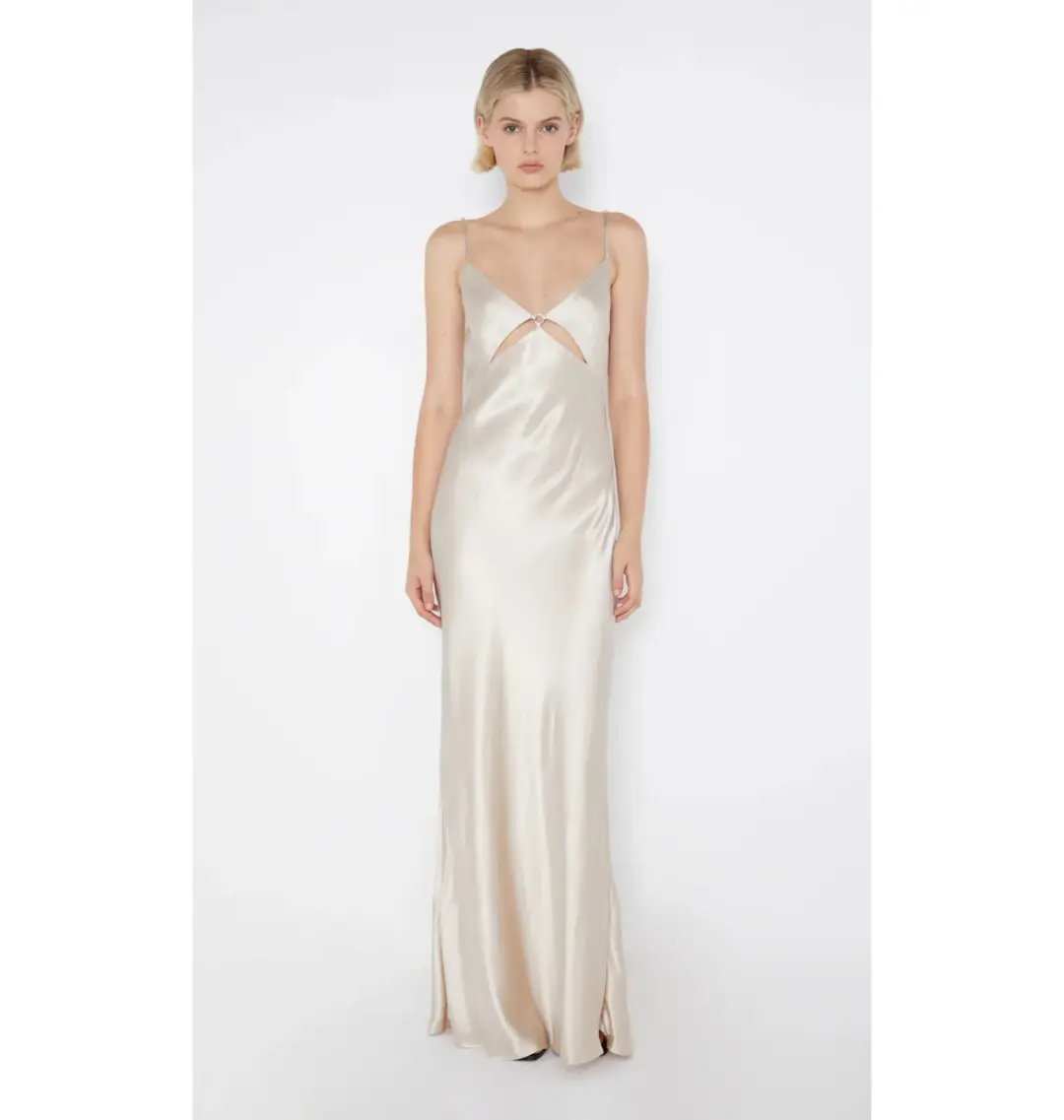 Bec & Bridge Margaux Maxi Dress Sand Size AU 6 for rent on The Volte - main image