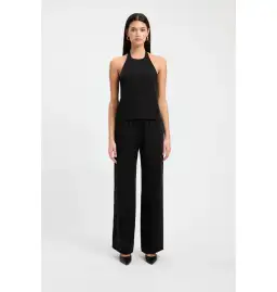 Kookai Maria Core Top and Wide Leg Pant Black for rent on The Volte - image 1