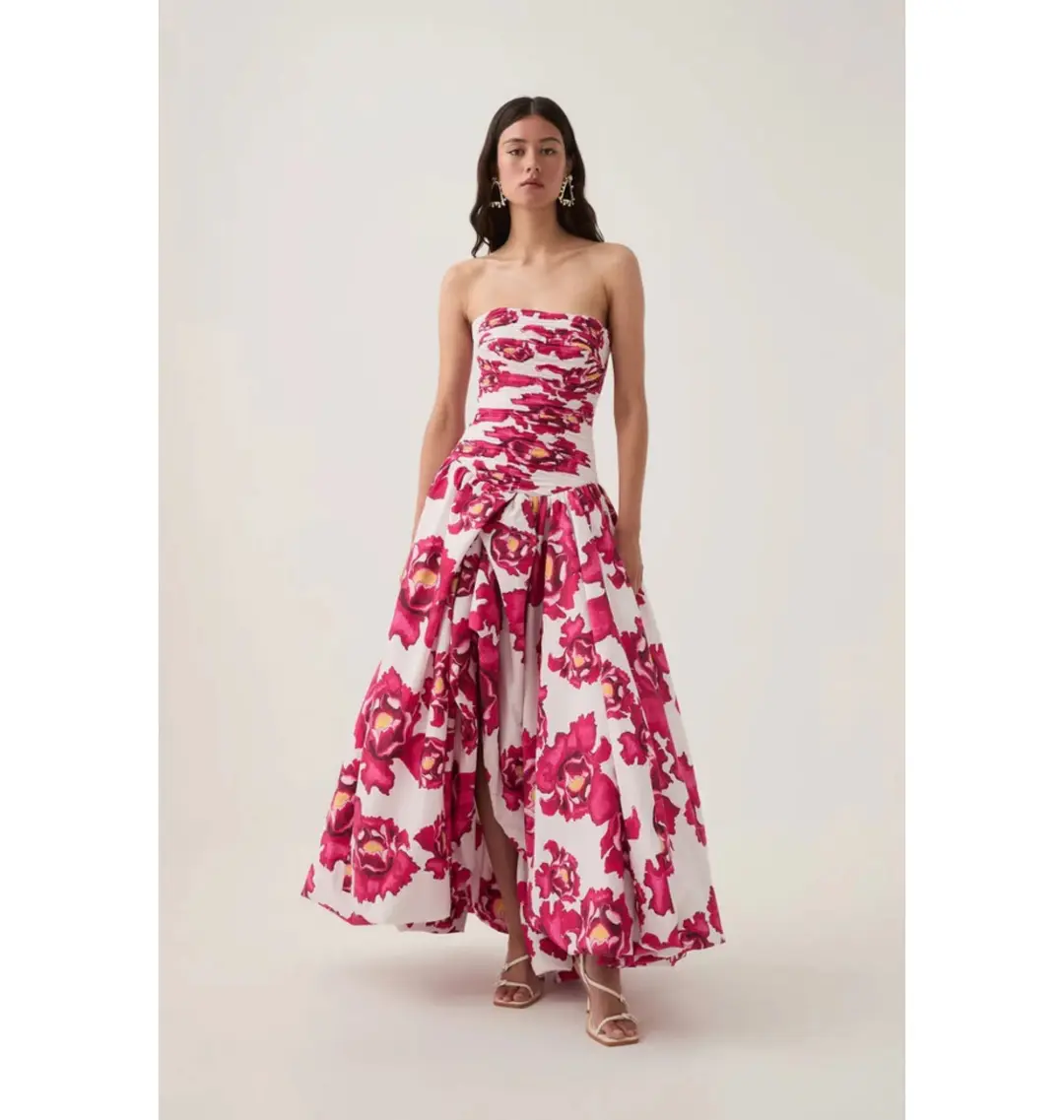 Aje Behold Maxi Dress in Boldly Blooming Size AU 16 for rent on The Volte - main image