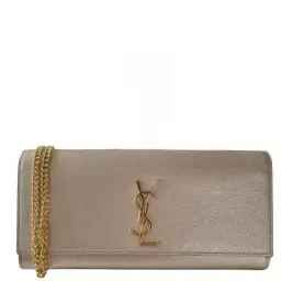 Saint Laurent YSL Kate Silver Clutch for rent on The Volte - image 3