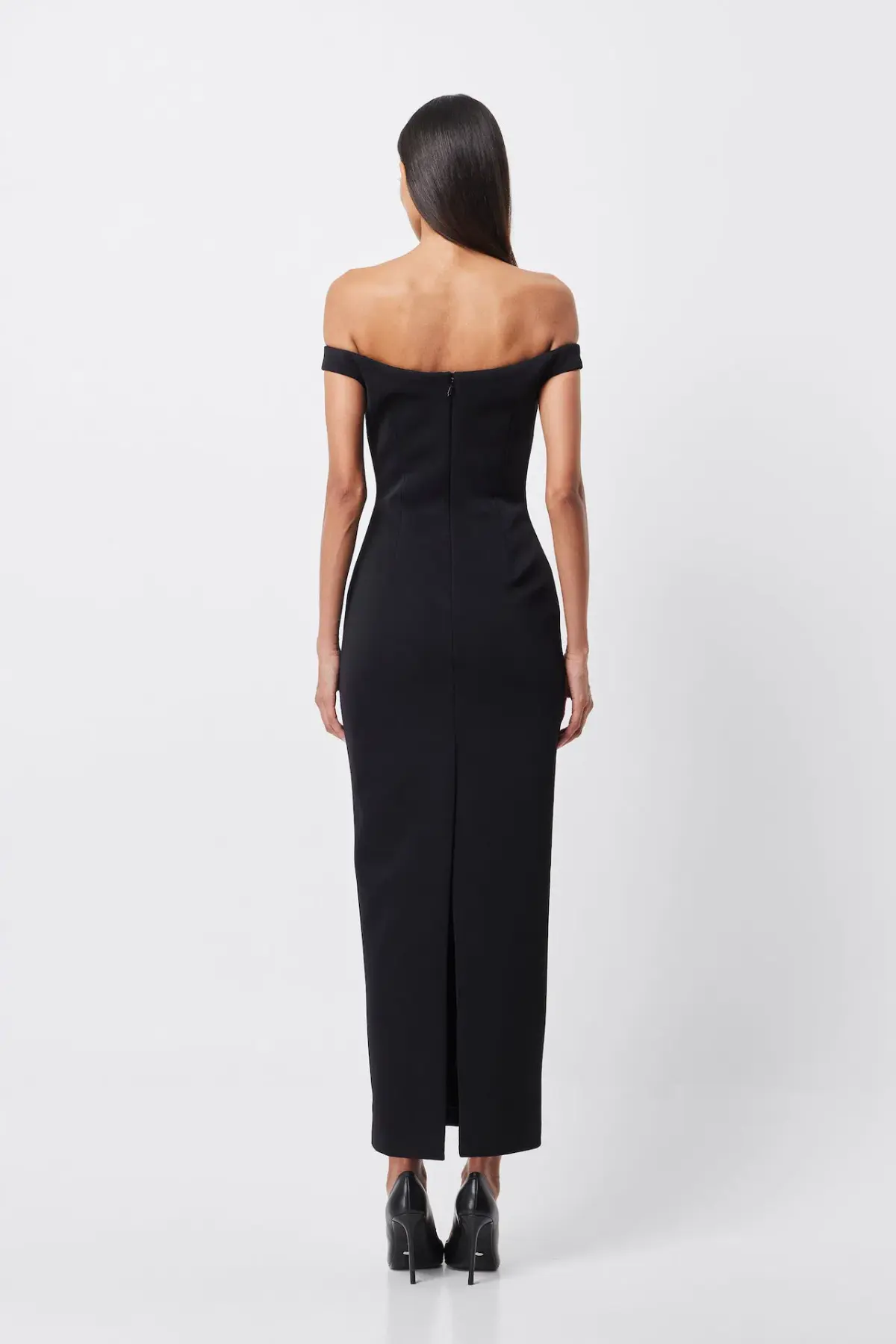 Mossman Imperial Midi Dress Black & White Size 8 - Image 3