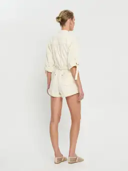 Kivari Elena Playsuit Cream Size 10 for rent on The Volte - image 3