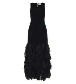 Aje Elations Knit Maxi Dress Black Size L/Au 12 for rent on The Volte - image 3