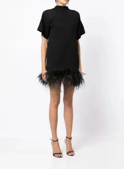 Rachel Gilbert Rita Mini Dress Black Size S/AU8 for rent on The Volte - image 2