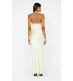 Bec + Bridge Sabia Twist Maxi Dress Ice Yellow Size 14 for rent on The Volte - image 4