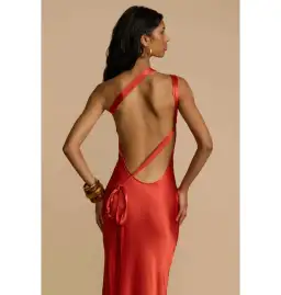 Arcina Ori Monique Dress in Rust Size Small / AU 8 for rent on The Volte - image 4