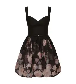 Zimmermann The Crush Picnic Mini Dress in Black Floral Size 1 / AU 10 for rent on The Volte - image 2