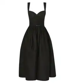 Zimmermann The Crush Picnic Midi Dress in Black Size 1 / AU 10 for rent on The Volte - image 3