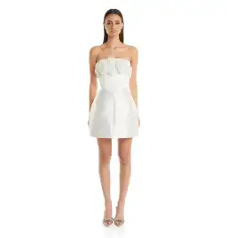 Eliya The Label Tehanni Dress in White Size AU 8