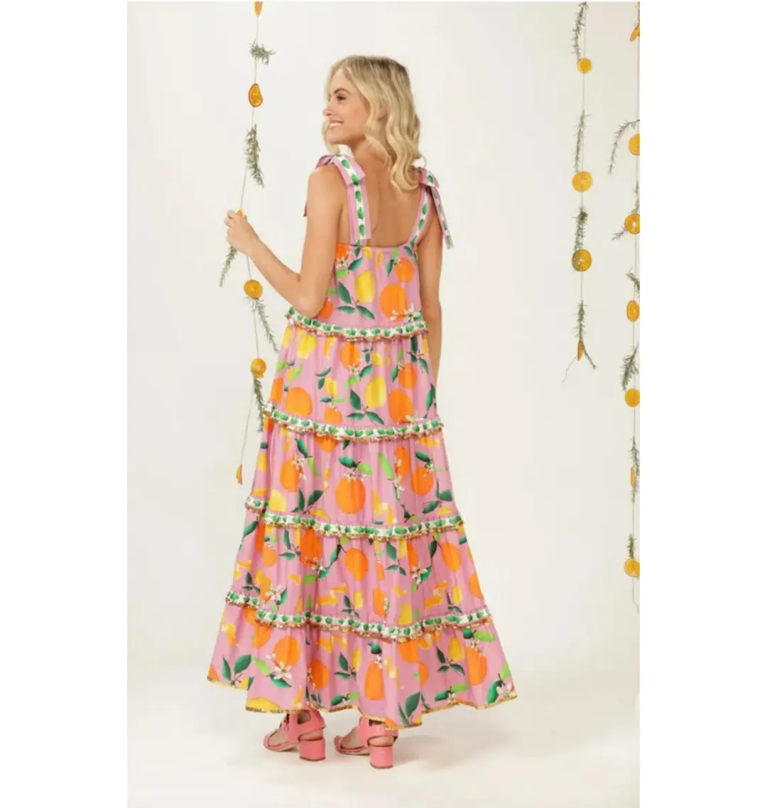 Love Bonfire The Label Twist of Lemon Dress Multi Size AU 8 for rent on The Volte - main image
