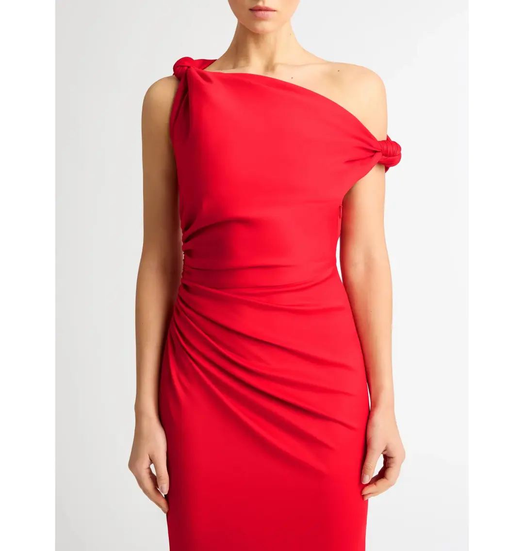 Sheike Ludlow Midi Dress Red Size AU 8 for rent on The Volte - main image