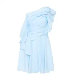 Aje Genesis Mini Dress in Sea Breeze Size AU 8 for rent on The Volte - image 4