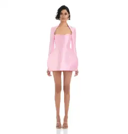 Eliya The Label Kate Mini Dress Pink Size S / AU 8 for rent on The Volte - image 1